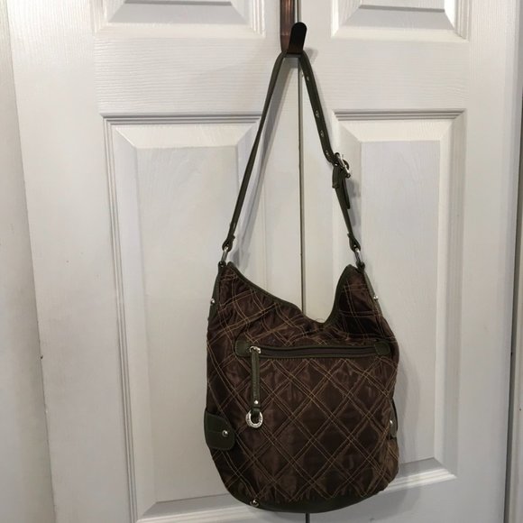 Stone Mountain Olive Green Shoulder Bag - Picture 2 of 12